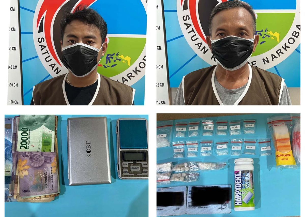 Pemilik warkop pengedar sabu dan kurir