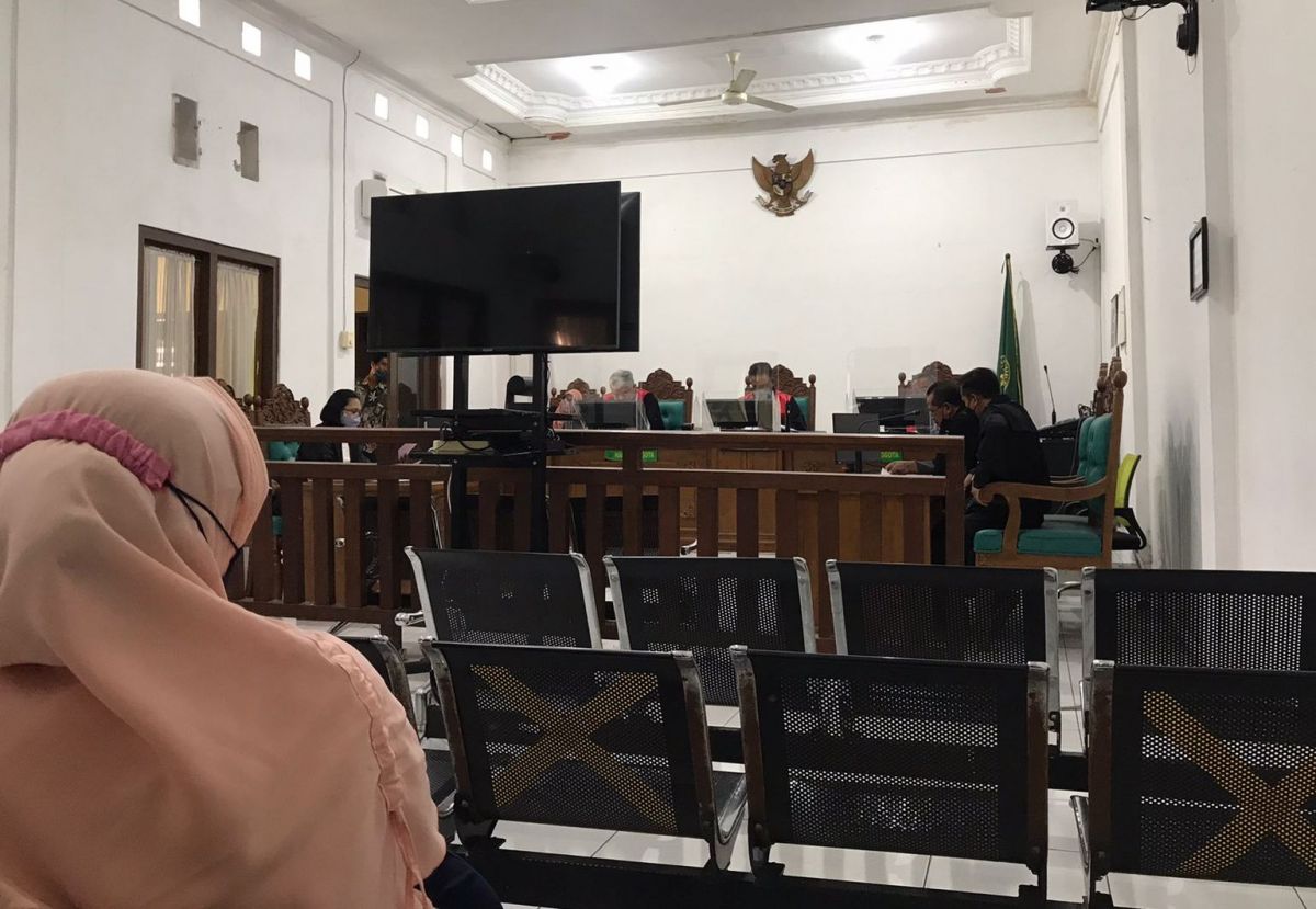 Sidang pengeroyokan di PN Sidoarjo. (Foto: Zainul Fajar/jatimnow.com)