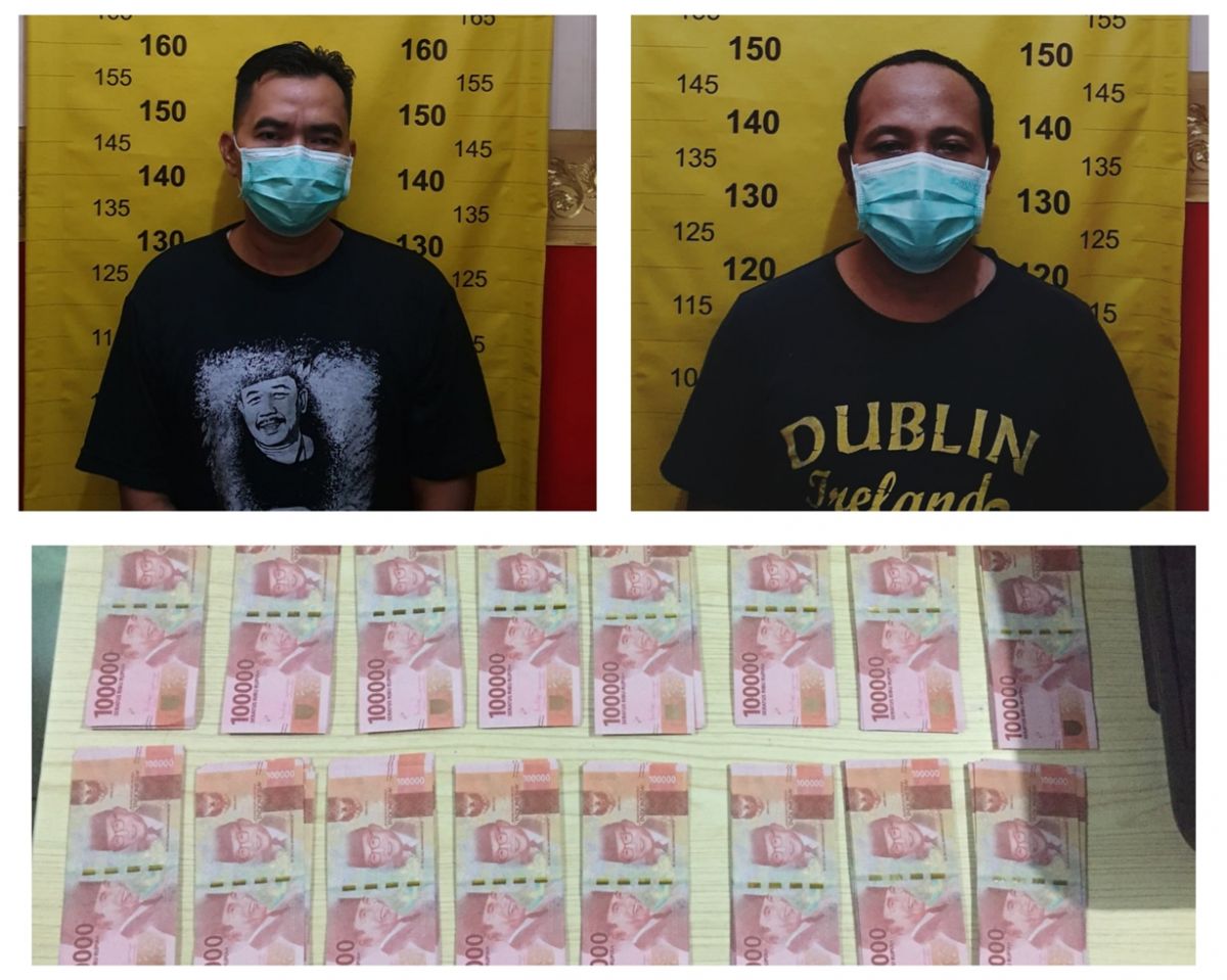 Pengedar Uang Palsu Tertangkap di Pasar Burung Surabaya