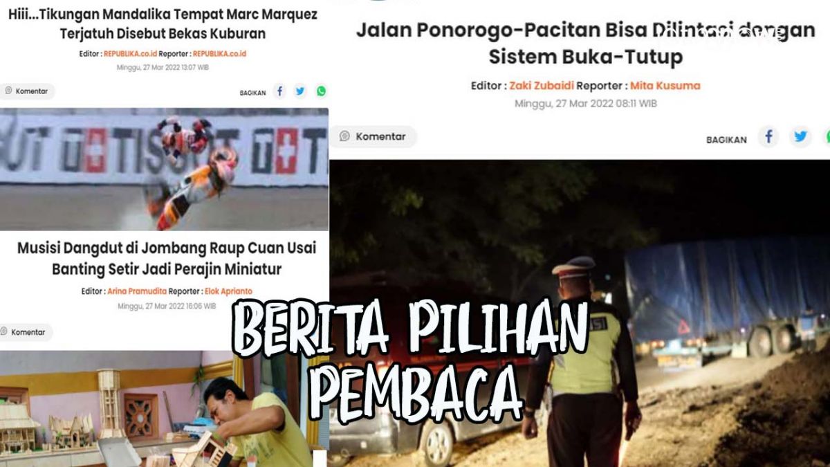 Video: Jalan Ponorogo-Pacitan, Perajin Miniatur Hingga Tikungan Mandalika