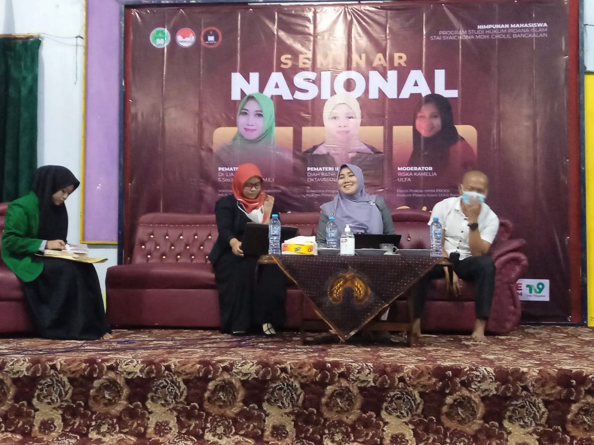 Webinar nasional STAIS Moch Syaichona Cholil Bangkalan. (Foto: dok STAIS Moch Syaichona Cholil Bangkalan)