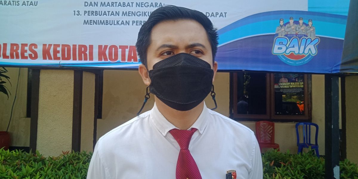Kasat Reskrim Polres Kediri Kota AKP Tomy Prambana.(Foto : Yanuar Dedy/Jatimnow.com)