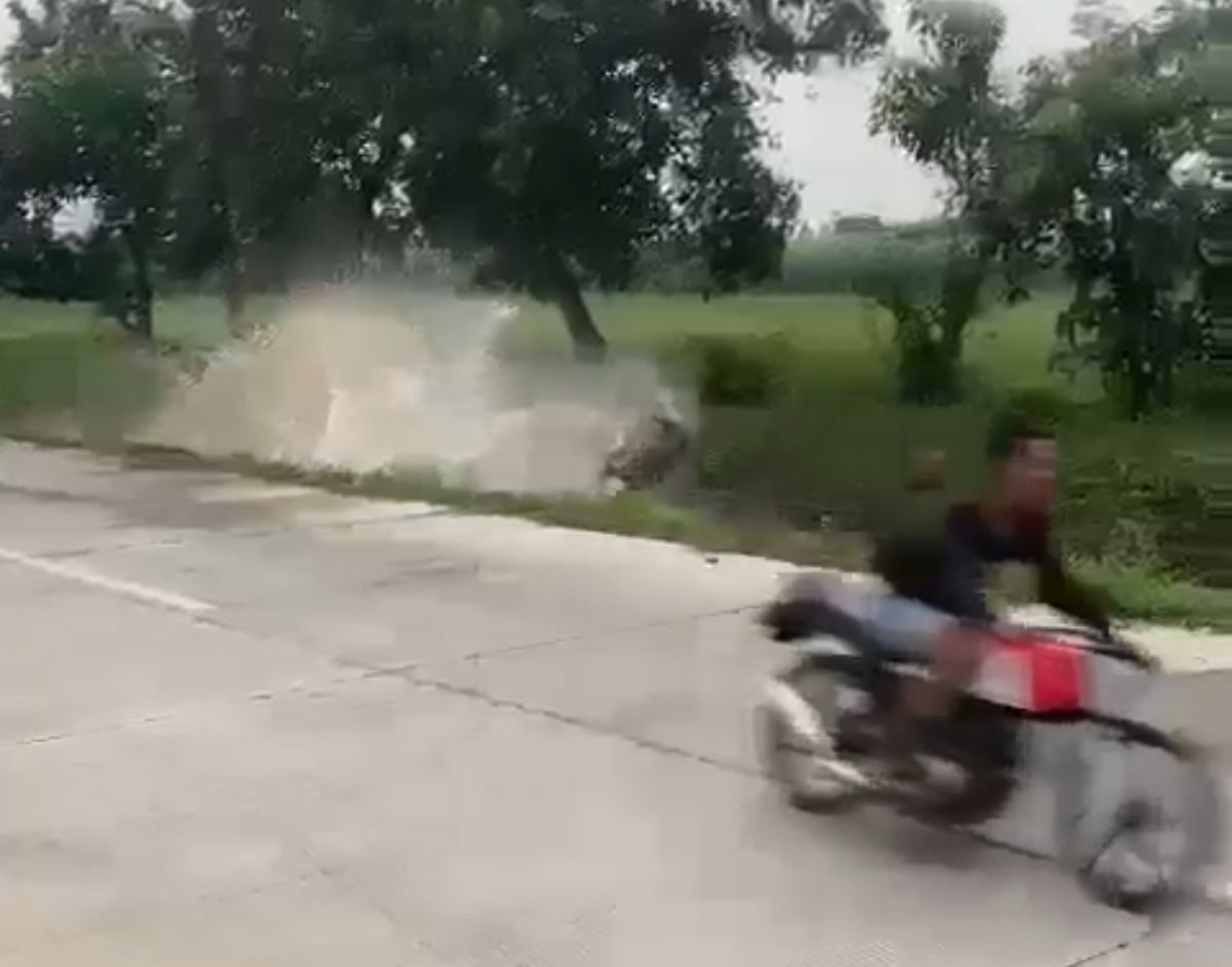 Senggolan, Joki Balap Liar di Mojokerto Terjungkal ke Sungai