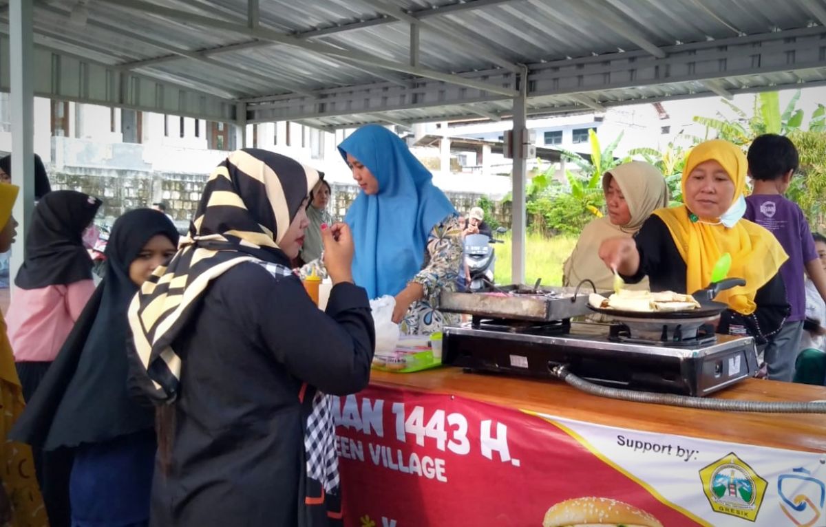 Pemdes Doudo dan Komunitas Panceng Kita Kolaborasi Gelar Bazar Ramadan