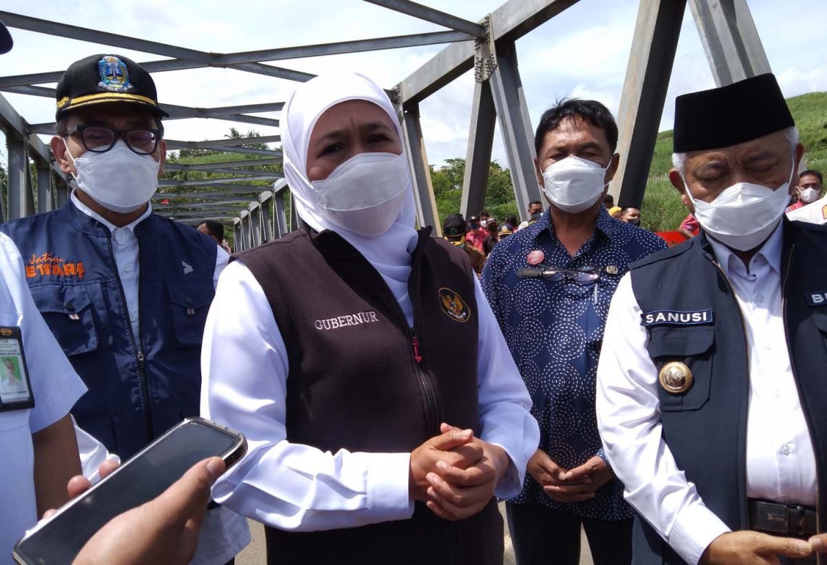 Gubernur Jawa Timur, Khofifah Indar Parawansa saat kunjungan kerja di Kabupaten Malang (Foto: Rizal Adhi Pratama/jatimnow.com)