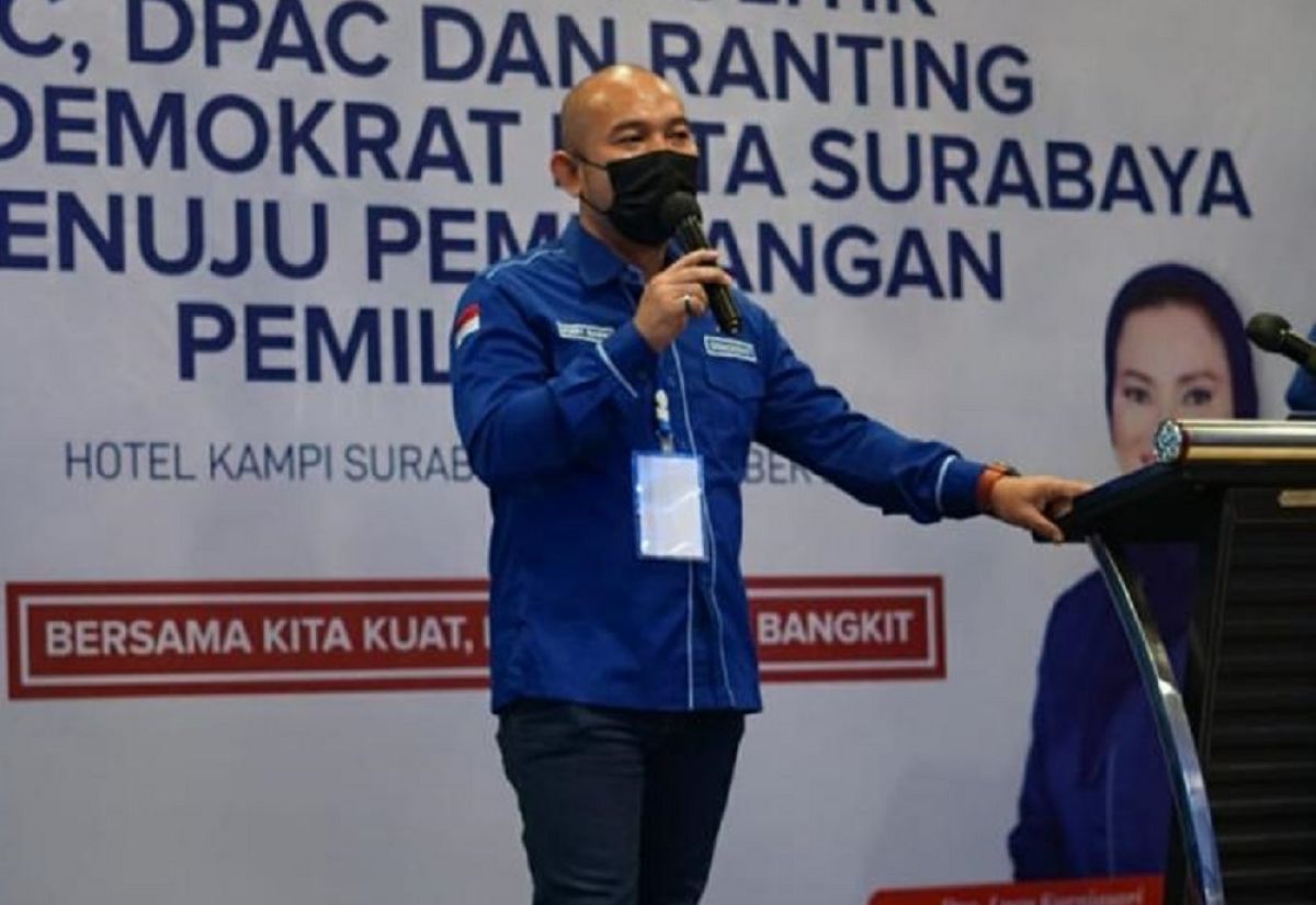 Ketua Bappilu DPC Demokrat Kota Surabaya, Doddy Irawan (Foto: Demokrat jatim/jatimnow.com)