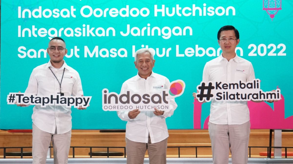 Konferensi pers virtual kesiapan jaringan terintegrasi IOH untuk perayaan lebaran 2022 di Indonesia, Rabu (20/4/2022) - (Foto: Indosat Ooredoo Hutchison)