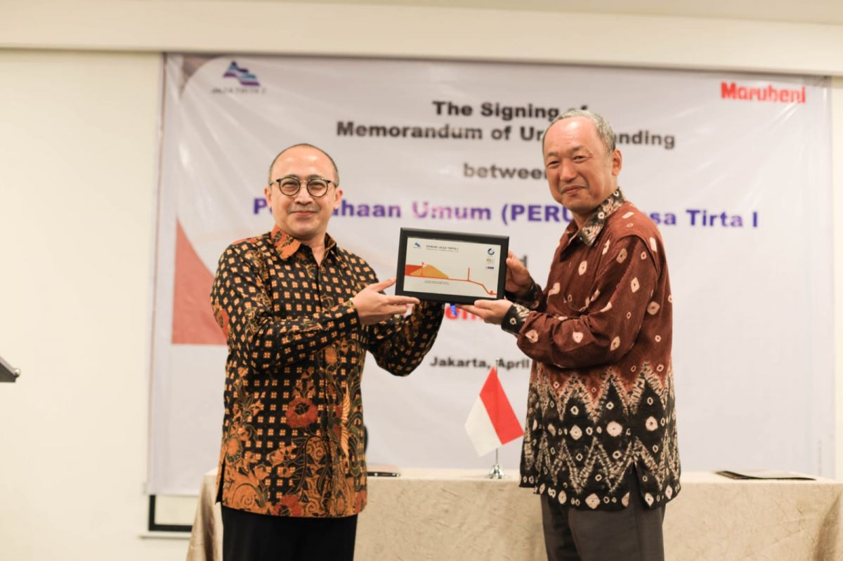 Sepakat PJT I serius kembangkan energi terbarukan (Foto: Jasa Tirta I for jatimnow.com)