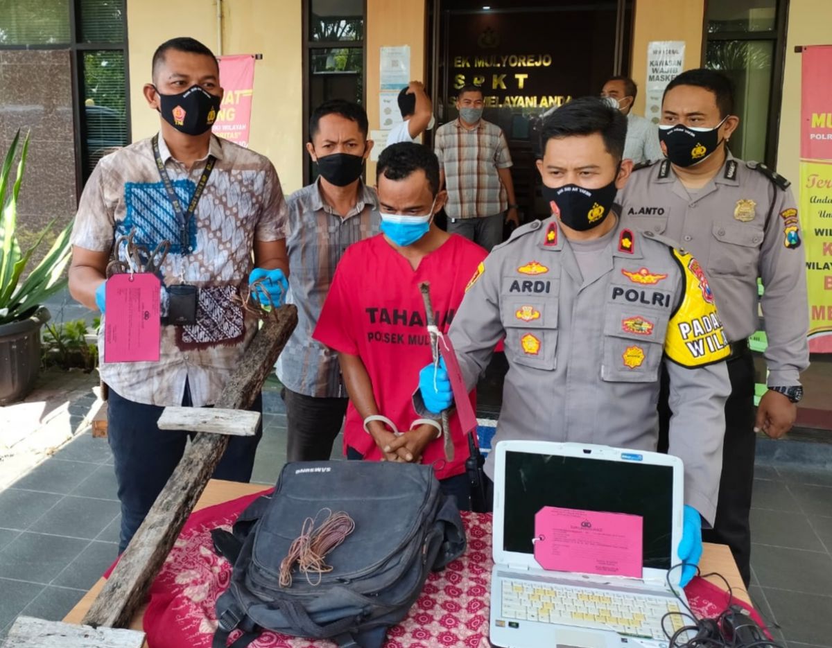 Ingin Belikan Anak Baju Lebaran, Kuli Bangunan Bobol Rumah Kosong