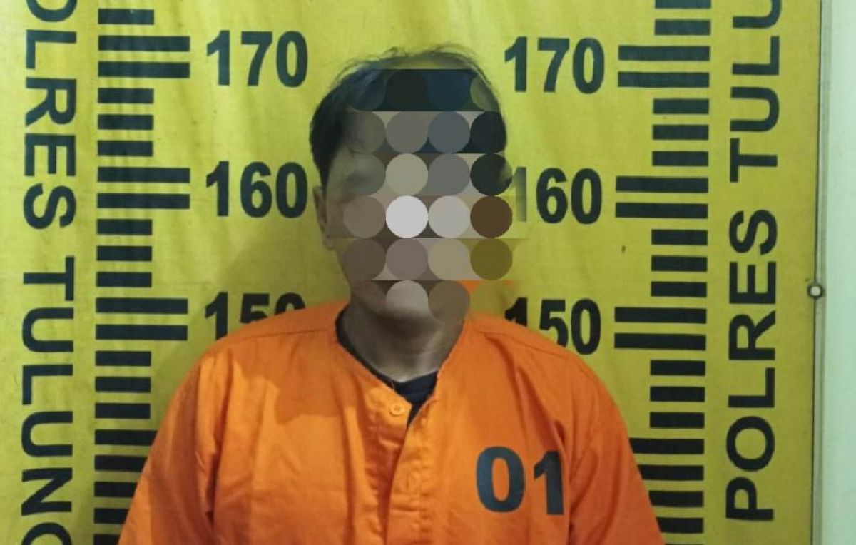 Tersangka jambret.(Foto: Humas Polres Tulungagung)