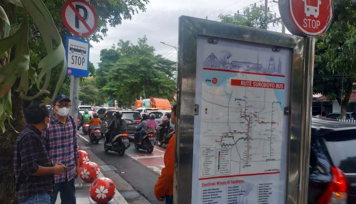 Halte Suroboyo Bus, tempat jurnalis dijambret