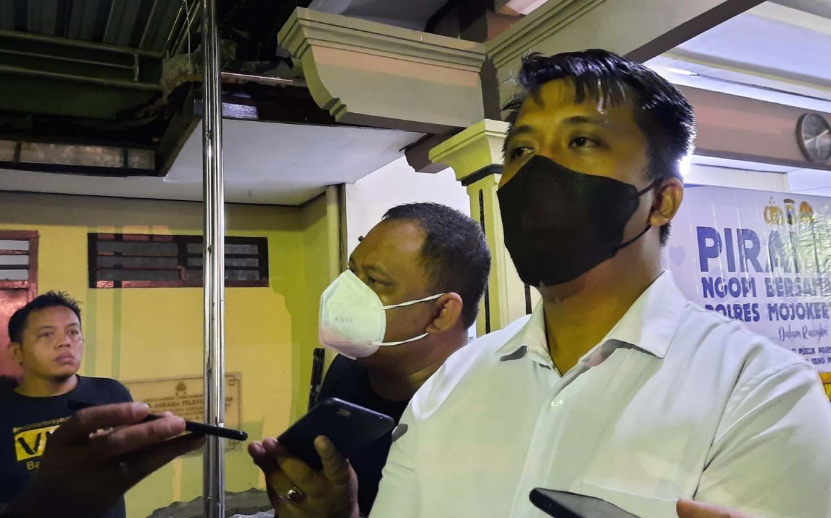 Kasat Reskrim Polres Mojokerto Kota, AKP Rizki Santoso (Foto: Achmad Supriyadi/jatimnow.com)