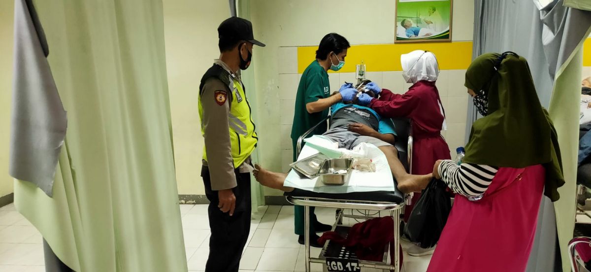 Korban kecelakaan di Jalan Raya Ponorogo-Solo.(Foto: Polsek Sumoroto/jatimnow.com)