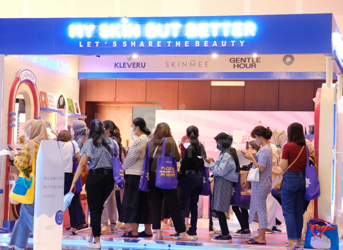 My Skin But Better (MSBB) sukses mengadakan event offline di Tunjungan Plaza Surabaya. (Foto: dok MSBB/jatimnow.com)