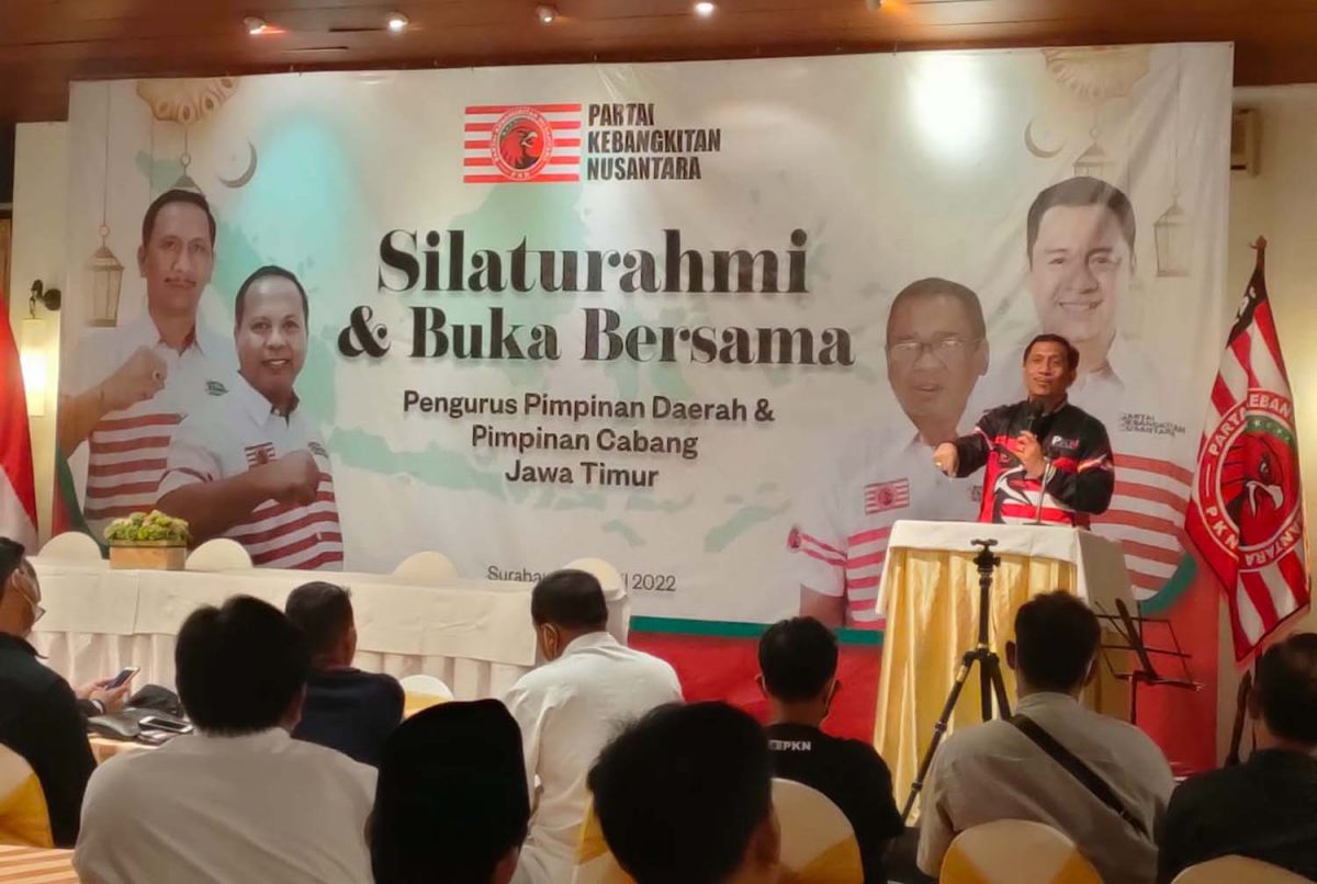 Kelana Aprilianto ditunjuk jadi Ketua Partai Kebangkitan Nusantara Jatim (Foto: Dimas for jatimnow.com)