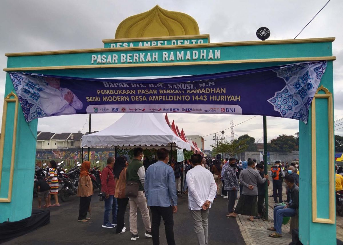 Mengunjungi Pasar Ramadan Modern di Desa Ampeldento, Kabupaten Malang