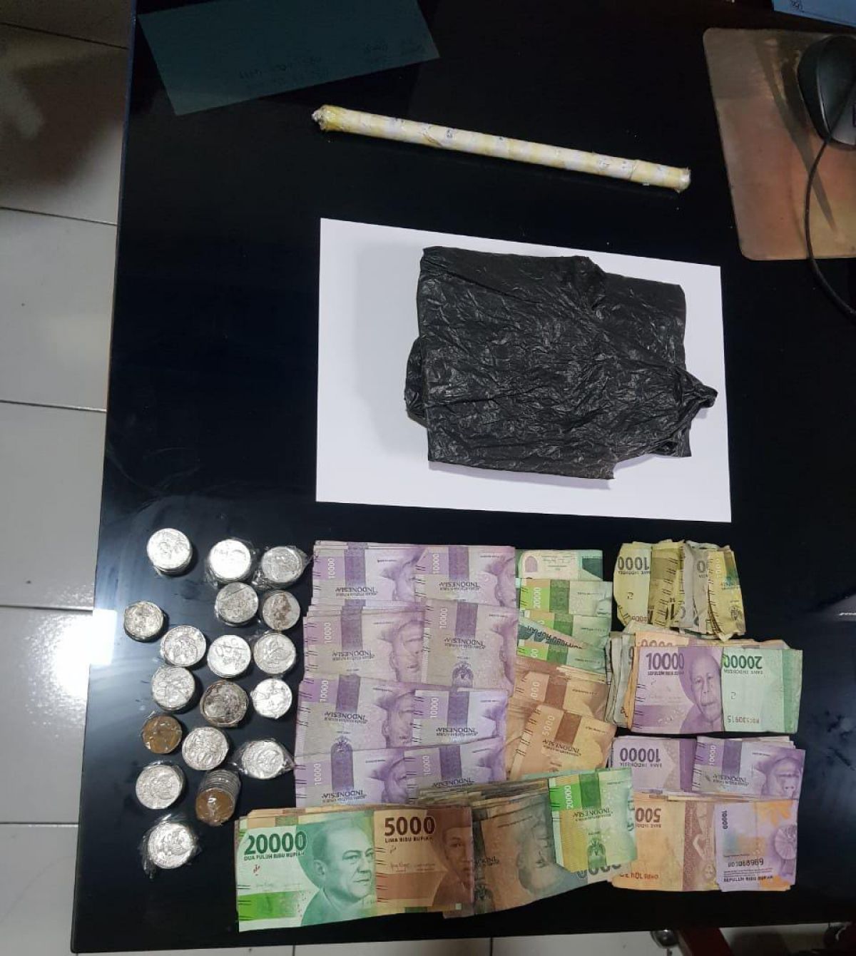 Barang bukti pencurian kotak amal yang diamankan aparat Polsek Pakis.(Foto: Humas Polres Malang)