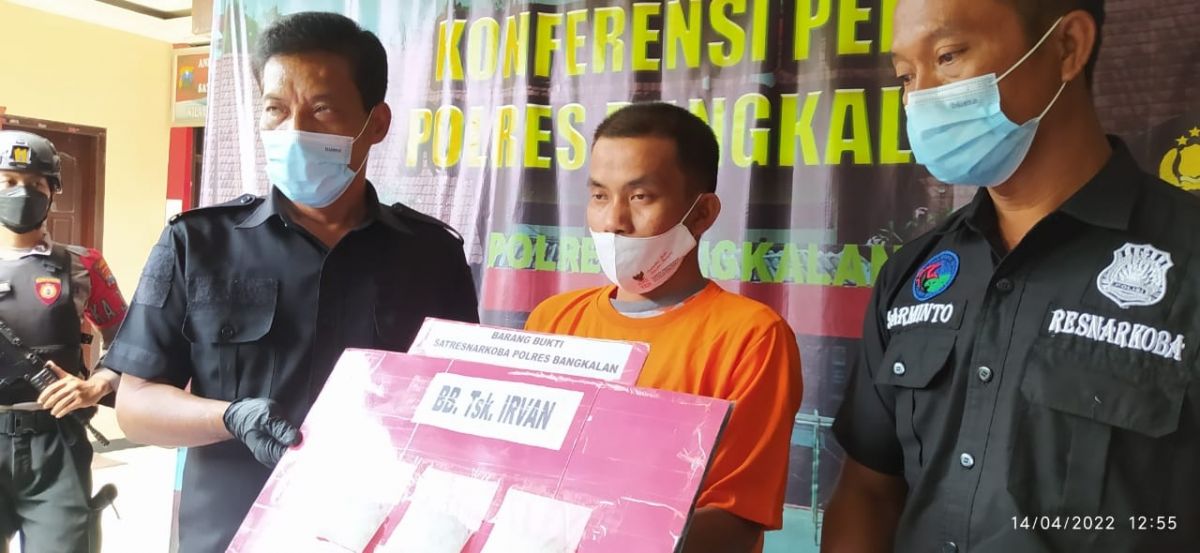 Polisi Gagalkan Peredaran 153 Gram Sabu di Bangkalan