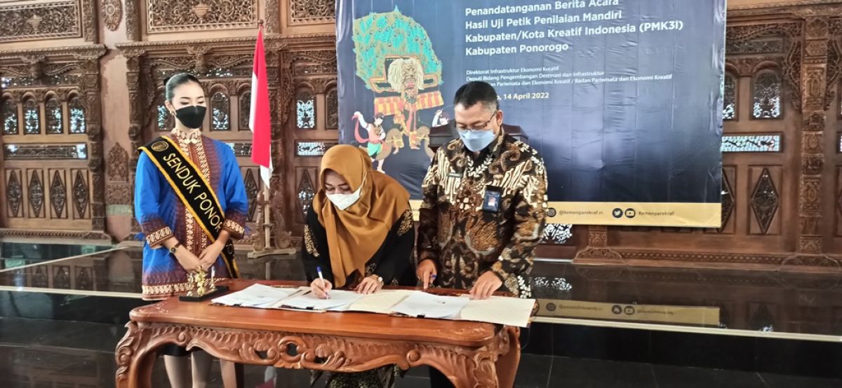 Ponorogo Resmi Gabung Ekosistem Kota/Kabupaten Kreatif Indonesia