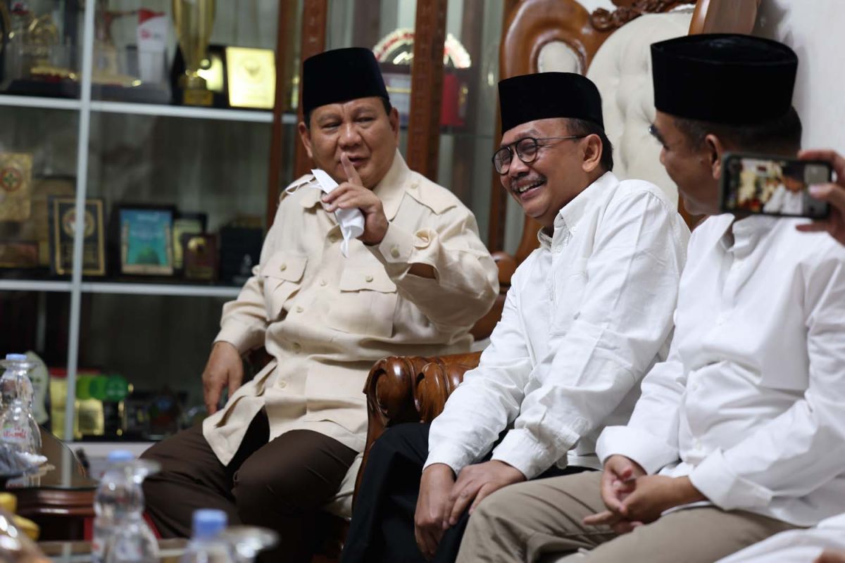 Momen Pertemuan Menhan Prabowo, MKP Trenggono dan Habib Luthfi
