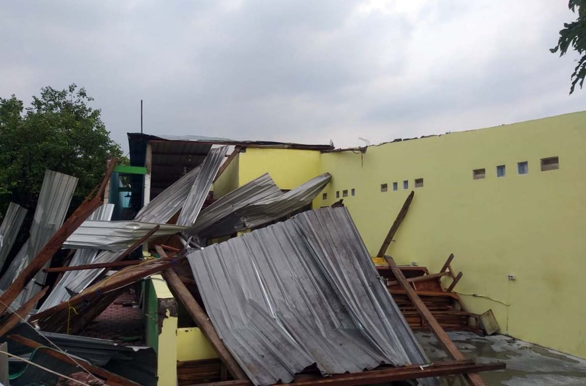 Hujan Angin Terjang Tulangan Sidoarjo, 27 Rumah Warga Dilaporkan Rusak