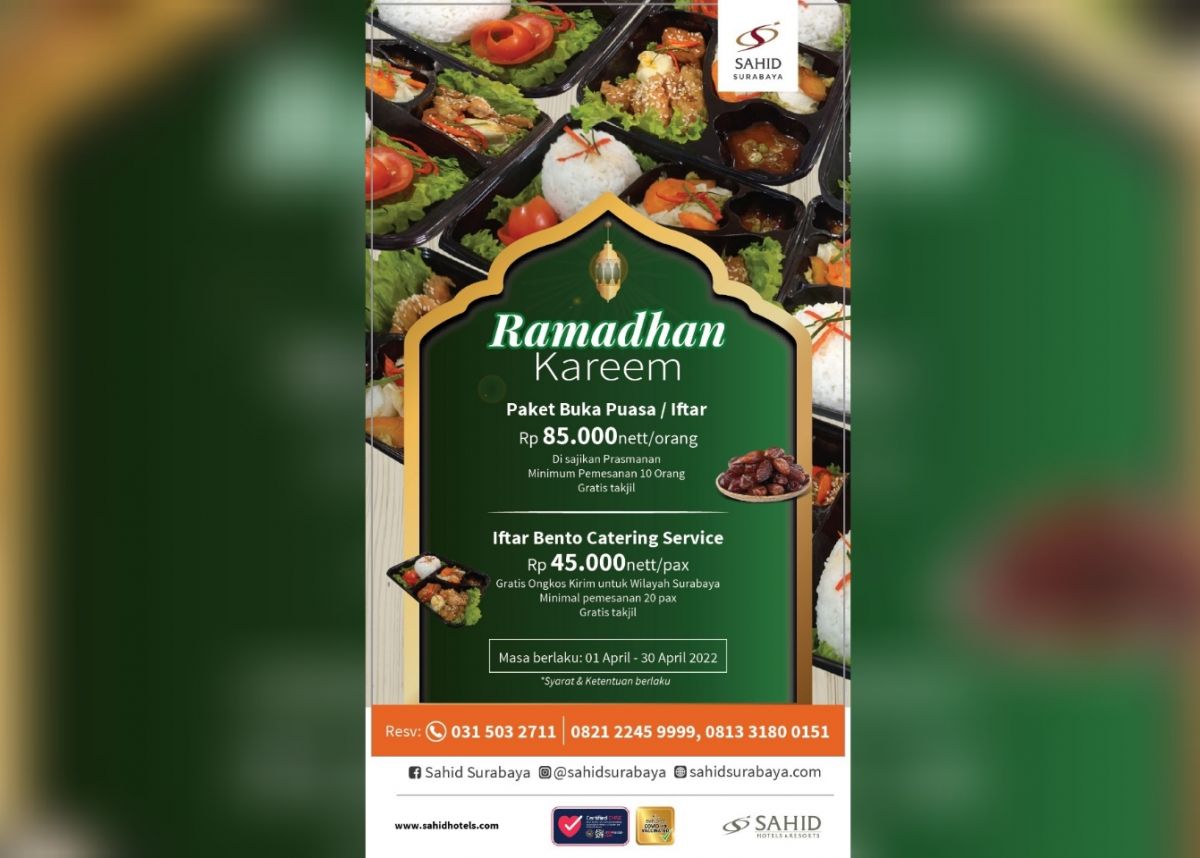 Buka Bersama dengan Nikmatnya Menu Tradisional di Hotel Tengah Kota Surabaya