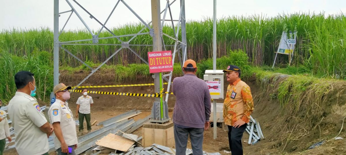 Tower Seluler Milik PT Protelindo di Jombang di Luar Cell Plan