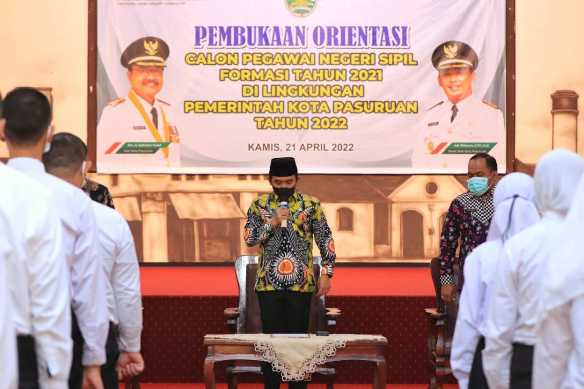 Buka Orientasi CPNS, Wawali Pasuruan Tekankan Kapasitas dan Integritas Kinerja