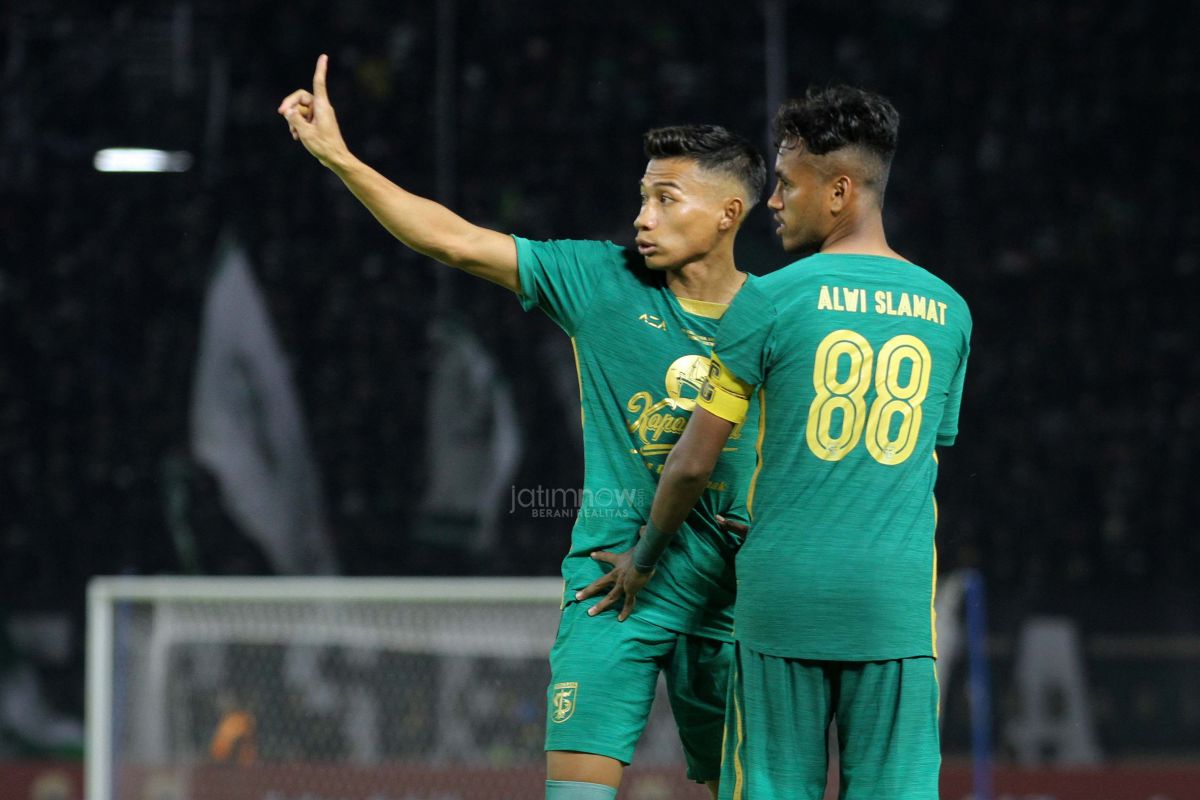 Kapten tim Persebaya Alwi Slamat saat melawan Persis Solo (Foto: Sahlul Fahmi/jatimnow.com)