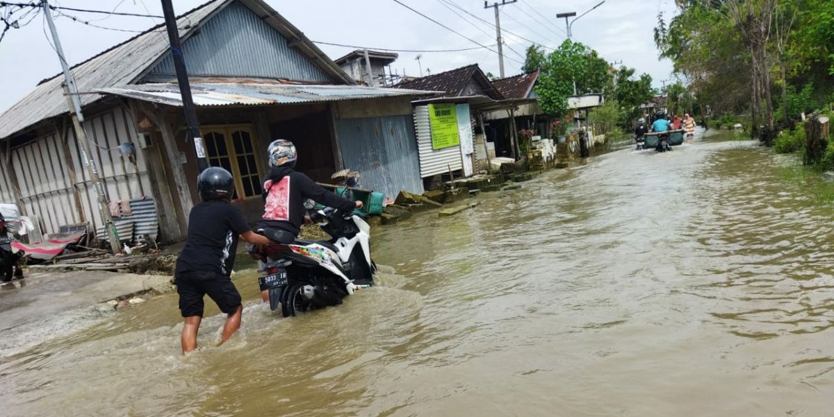 Sempat Surut, Banjir Kembali Rendam 2 Desa di Lamongan