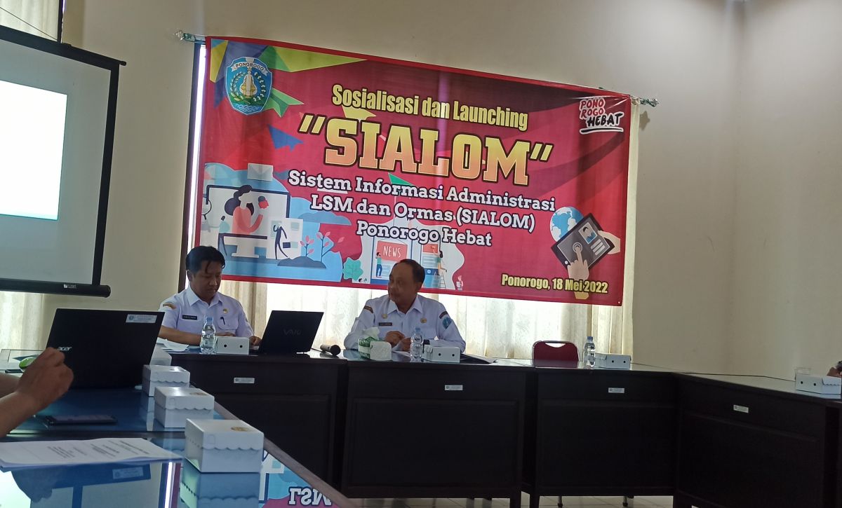 Baskesbangpol Ponorogo Launching Aplikasi Sialom, Apa Itu?
