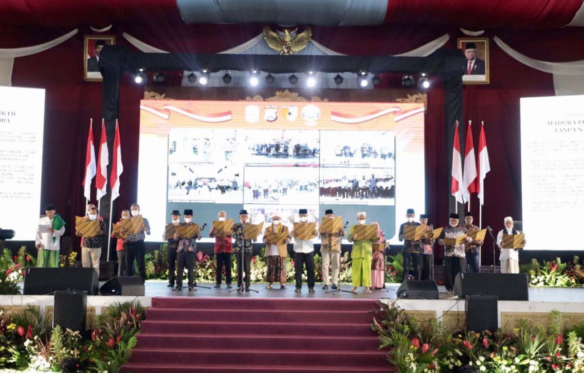 Forkopimda Jatim Gelar Deklarasi Madura Produktif Tanpa Narkoba