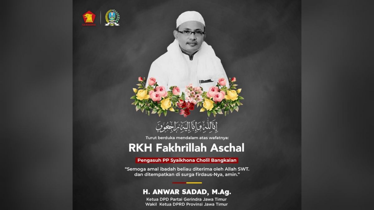 Pengasuh Pondok Pesantren Syaichona Moh Cholil Bangkalan RKH Fakhrillah Aschal, tutup usia. (Foto: Tangkapan layar Instagram Anwar Sadad)