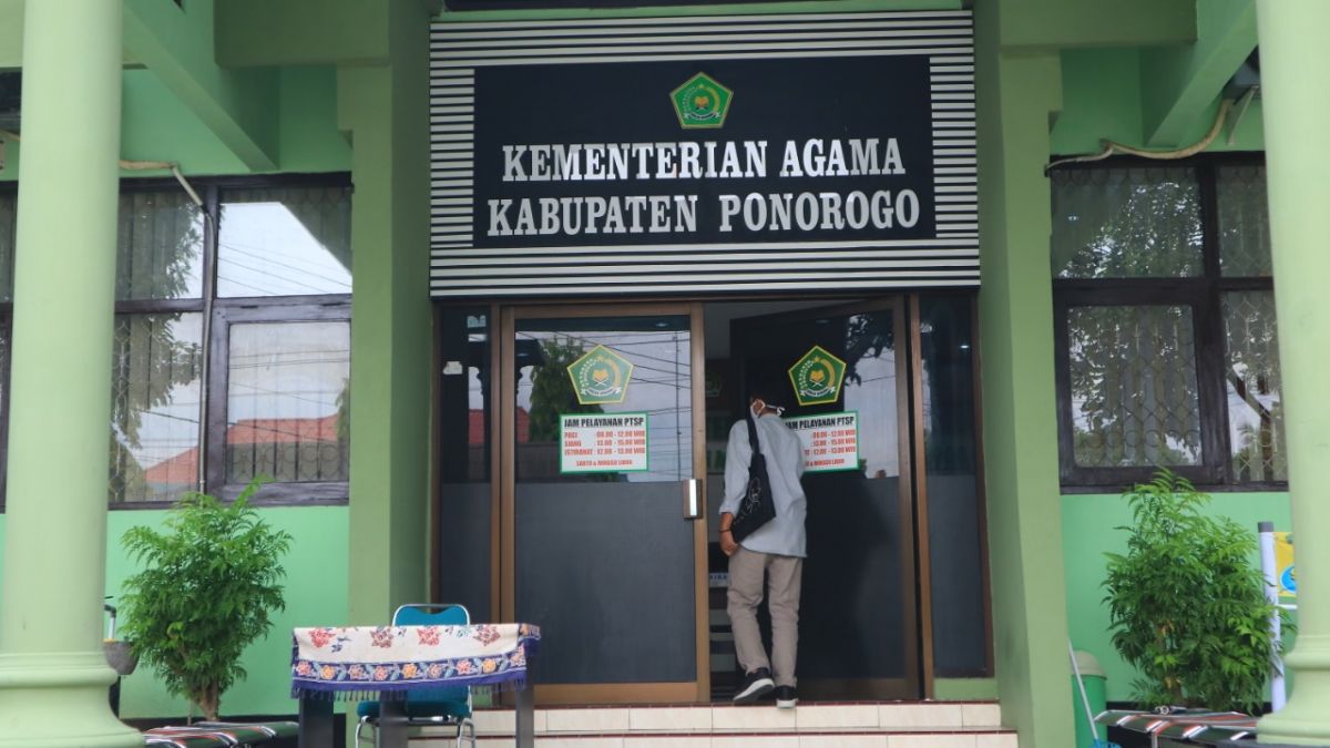 Kantor Kementerian Agama (Kemenag) Ponorogo (Foto: Mita Kusuma/jatimnow.com)