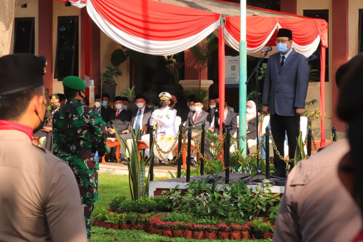 Upacara Harkitmas Pemkot Pasuruan. (Foto: Humas Pemkot Pasuruan)