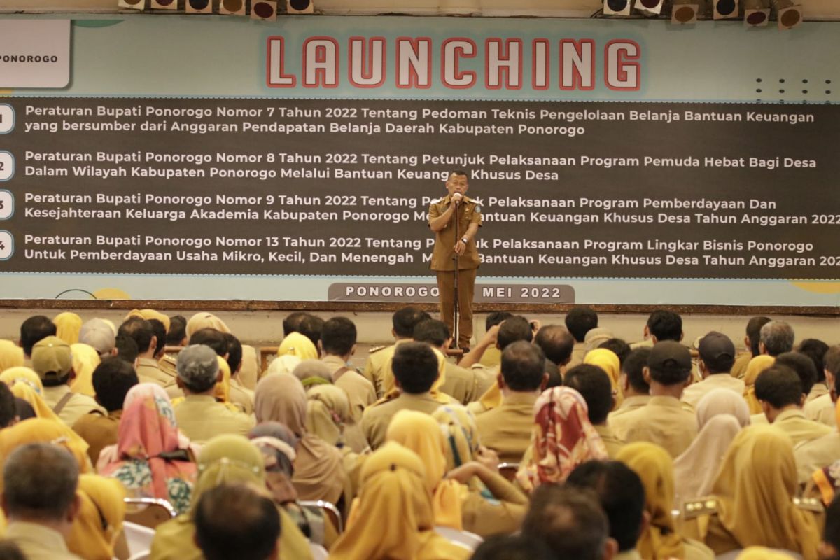Launcing program Circle P di Gedung Sasana Ponorogo.(Foto: Dinas Komunikaso,Informasi dan Statistik Ponorogo/jatimnow.com)
