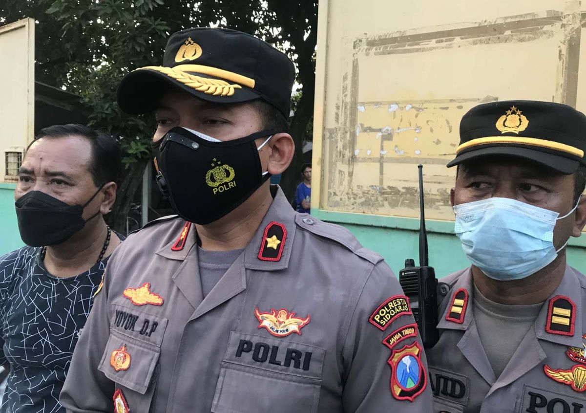 Kapolsek Taman, Kompol Yoyok Dwi Purnomo (Foto: Zainul Fajar/jatimnow.com)