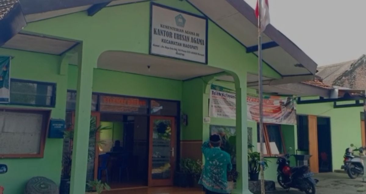 Kantor KUA Maospati. (Foto: Mita Kusuma/jatimnow.com)