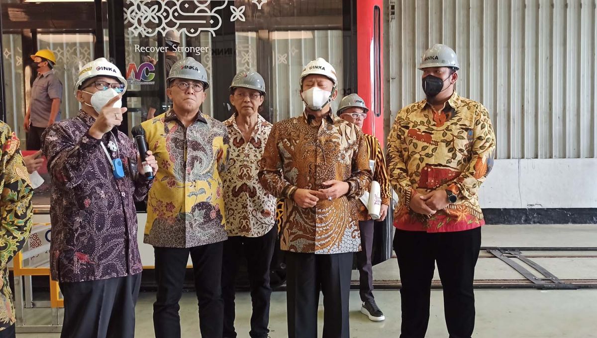 Kunjungan Ketua MPR RI ke PT INKA di Kota Madiun (Foto: Mita Kusuma/jatimnow.com)