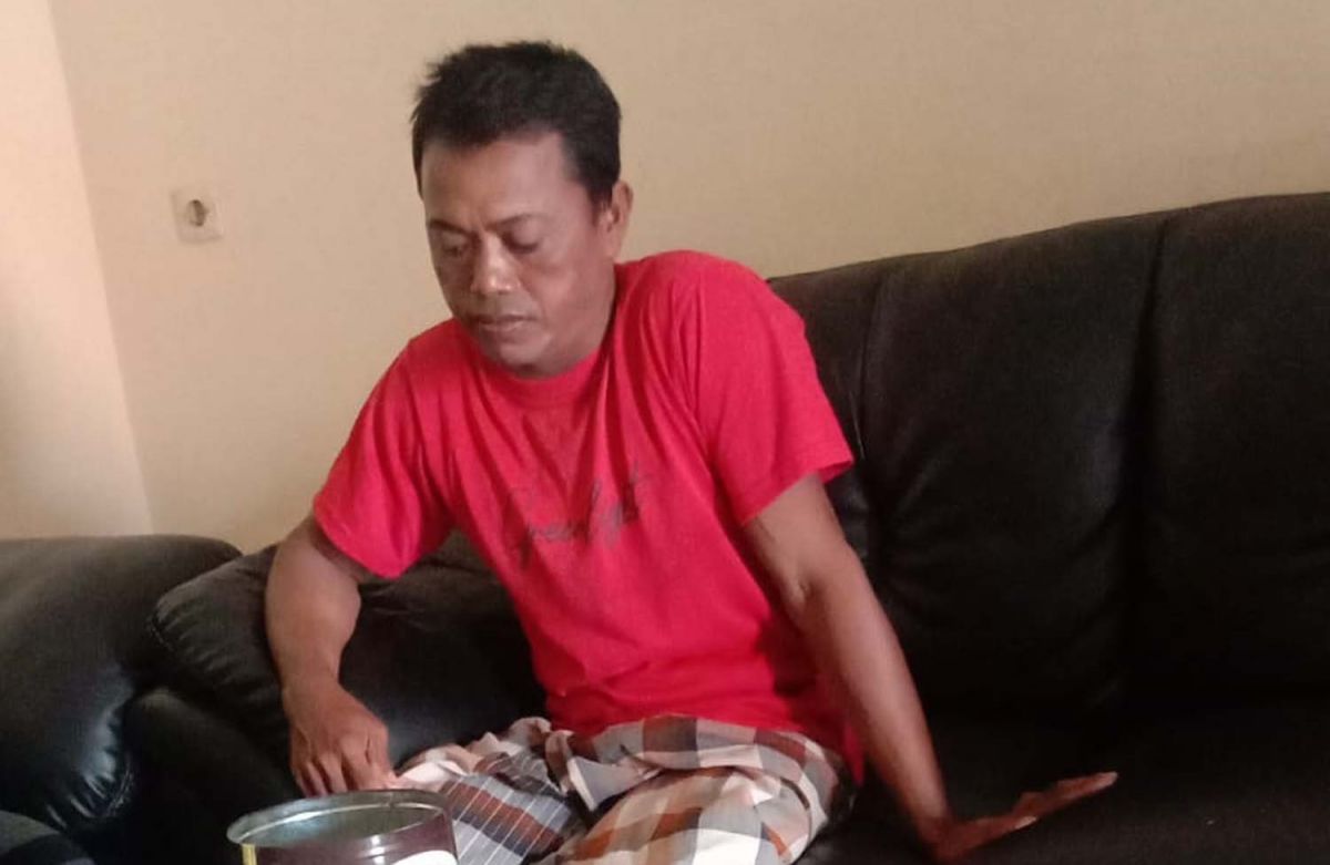 Saiful Arif, nahkoda kapal nelayan Lamongan yang dihantam ombak (Foto: Thoriq for jatimnow.com)