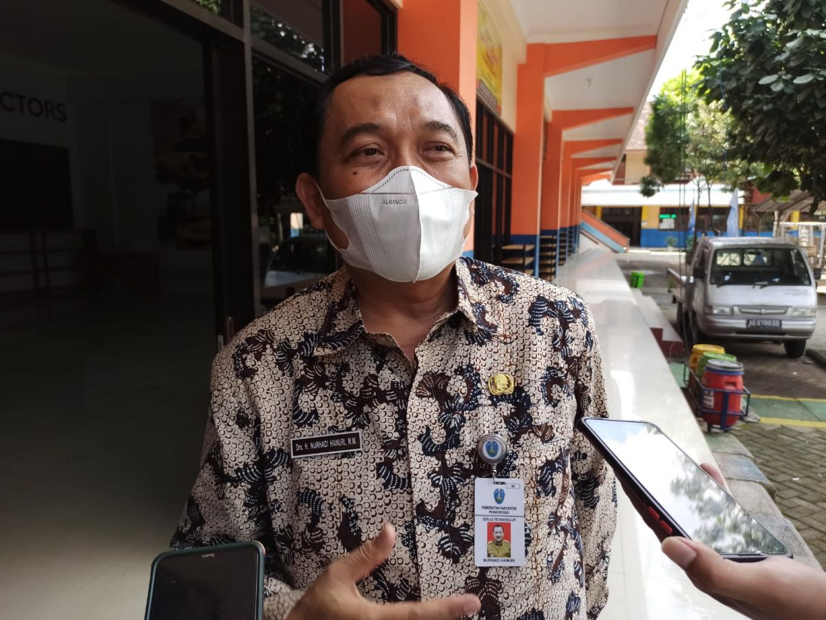 Kepala Dindik Kabupaten Ponorogo Nurhadi Hanuri.(Foto: Endro for Jatimnow.com)