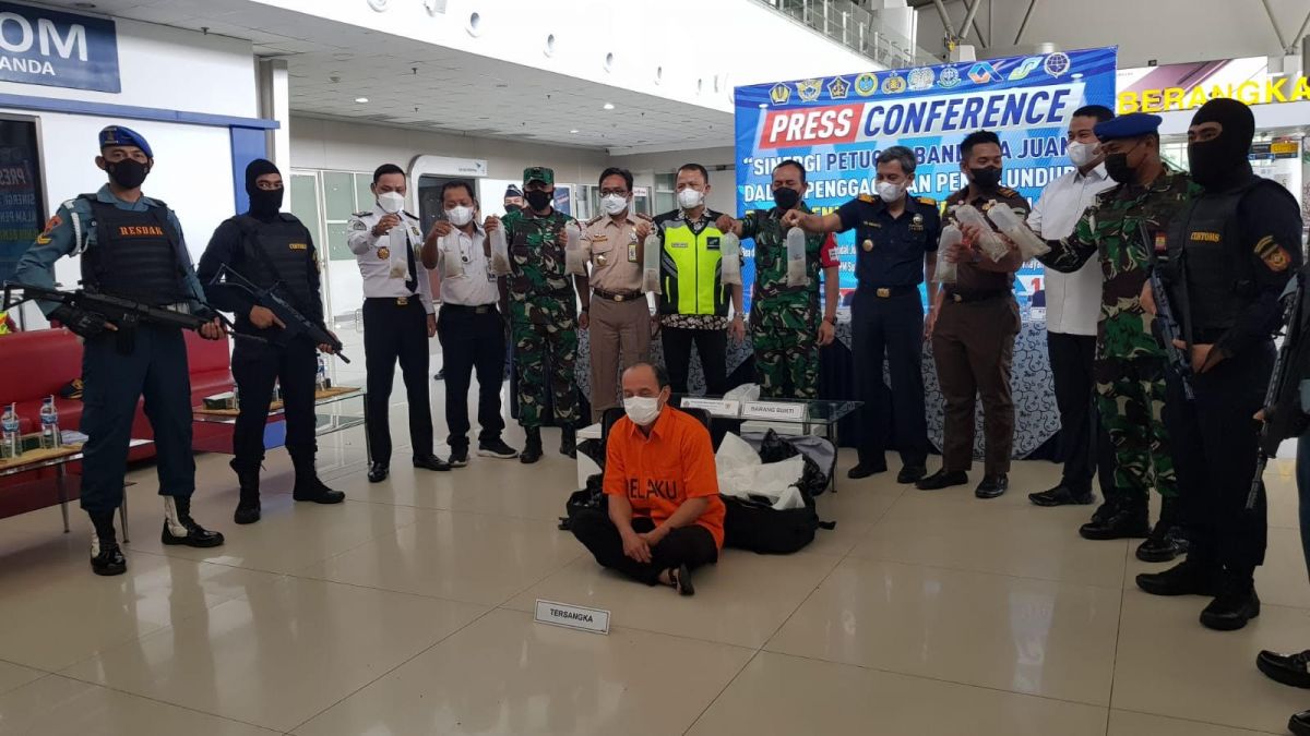 Bea Cukai Juanda Gagalkan Penyelundupan Bibit Bening Lobster Ilegal ke Singapura