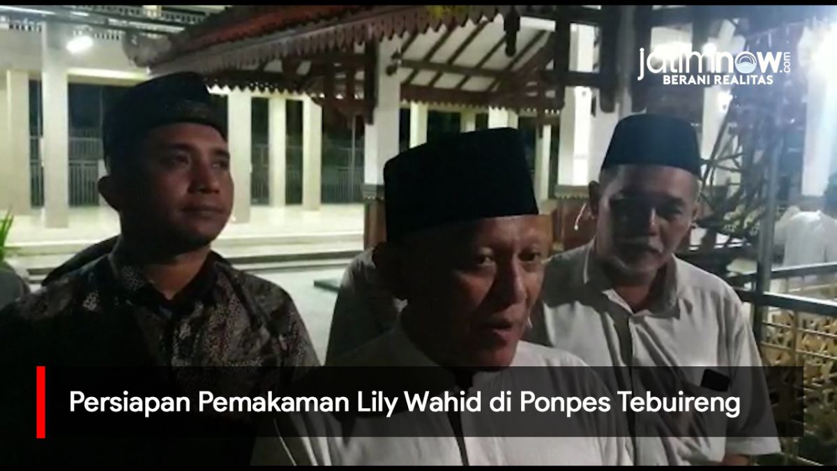 Video: Persiapan Pemakaman Jenazah Lily Wahid di Ponpes Tebuireng