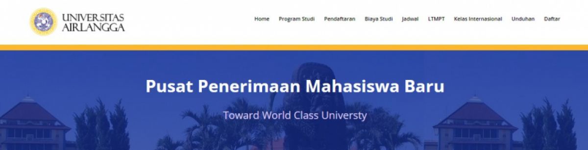 Biaya kuliah Unair diatur dengan Uang Kuliah Tunggal (UKT).(Foto: ppmb.unair.ac.id via Republika)