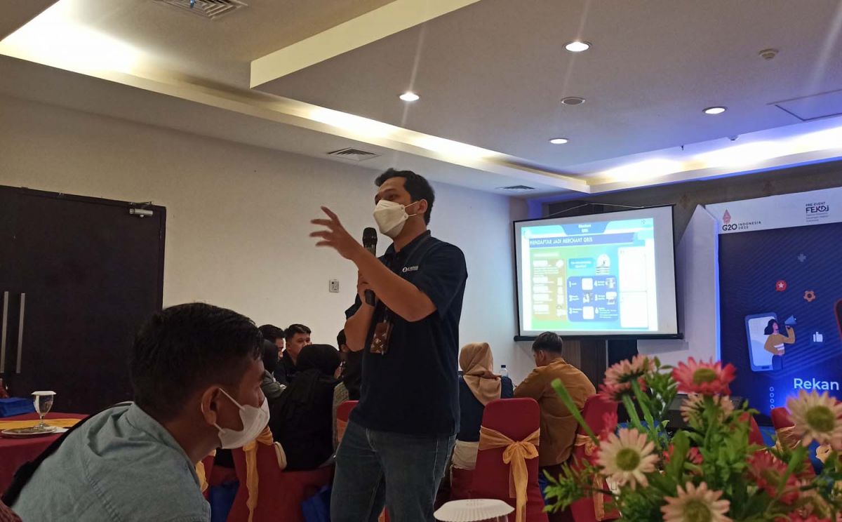 BI menggelar sosialisasi Semarak Cinta, Bangga dan Paham Rupiah di Madiun (Foto-foto: Mita Kusuma/jatimnow.com)