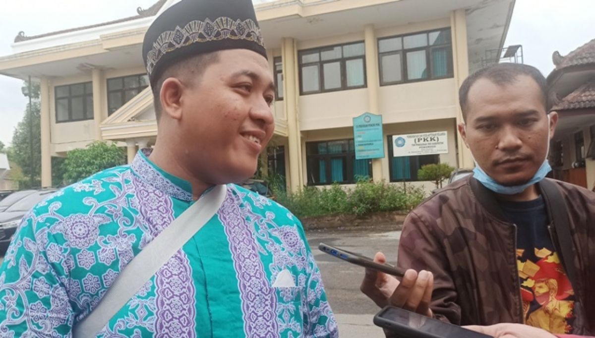 Baru Tri Laksono, jemaah haji termuda asal Ponorogo. (Foto: Mita Kusuma/jatimnow.com)