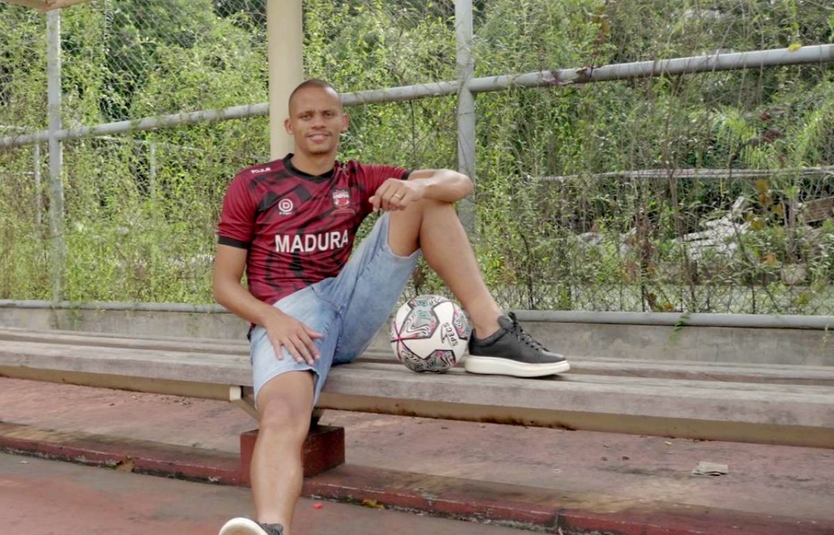 Cleberson Martins de Souza.(Foto: Media Officer Madura United for jatimnow.com)