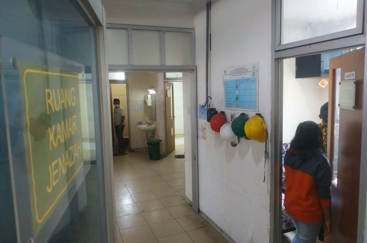Ruang pemulasaraan RSUD dr Wahidin Sudirohusodo Kota Mojokerto (Foto: Nor for jatimnow.com)