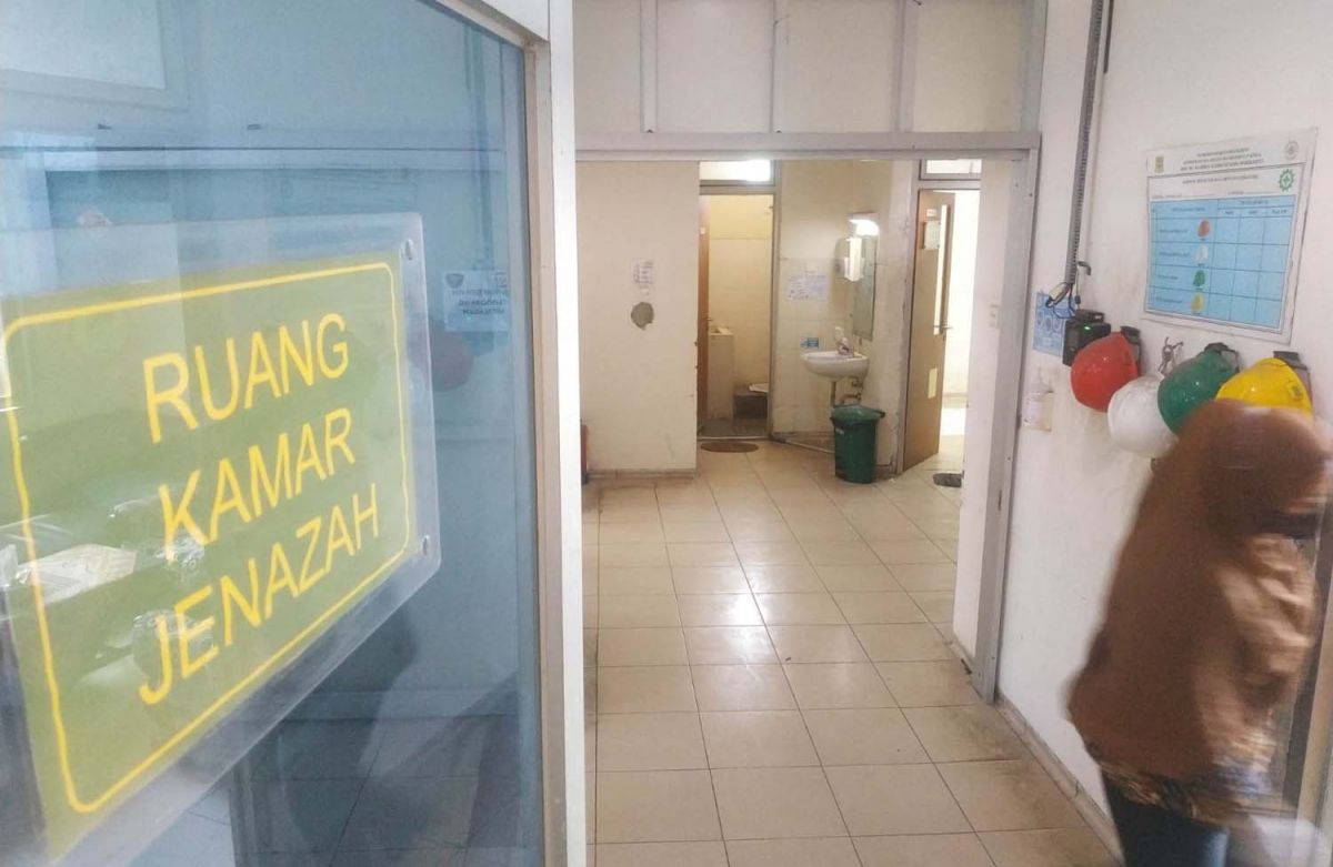 Ruang kamar jenazah RSUD dr Wahidin Sudirohusodo Kota Mojokerto (Foto: Nor for jatimnow.com)