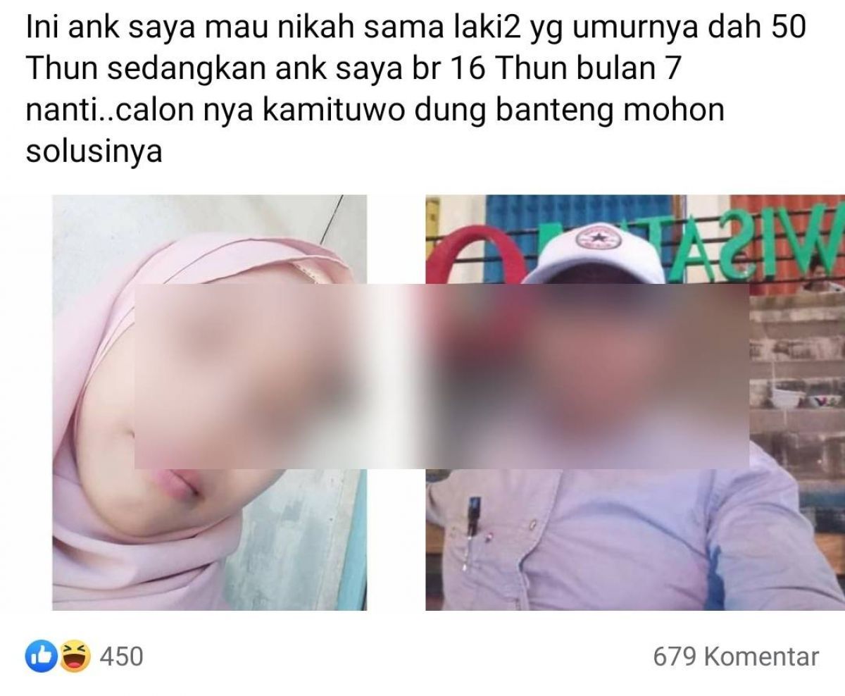 Gadis Dinikahi Kasun Usia 50 Tahun di Ngawi Sudah Lapor Polisi